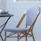 Merrick Lane Celia Indoor/Outdoor Stacking Bistro Chair with Aluminum Frame
